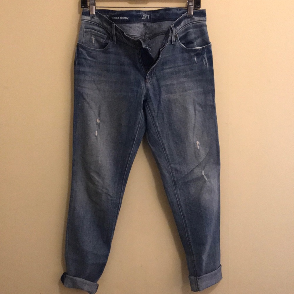 Loft relaxed skinny jeans